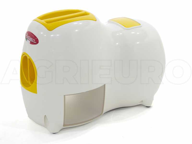 Reber Fido 9250 BG - Rallador el&eacute;ctrico de mesa - Blanco y amarillo - Motor de 140W