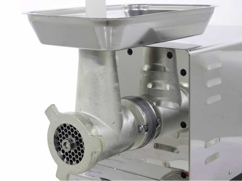 Reber 10024 N INOX - N.22 Corto - Picadora de carne profesional - 1500W