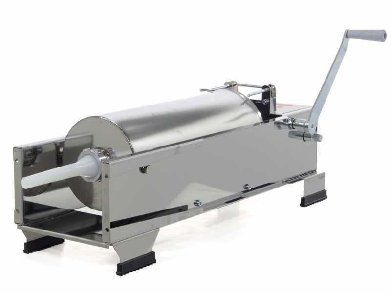 Reber 8975 N INOX - Embutidora manual profesional 15 Kg - 2 velocidades