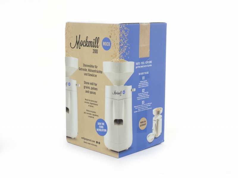 Mockmill 200 - Molino de harina en pl&aacute;stico con piedra - 600W 