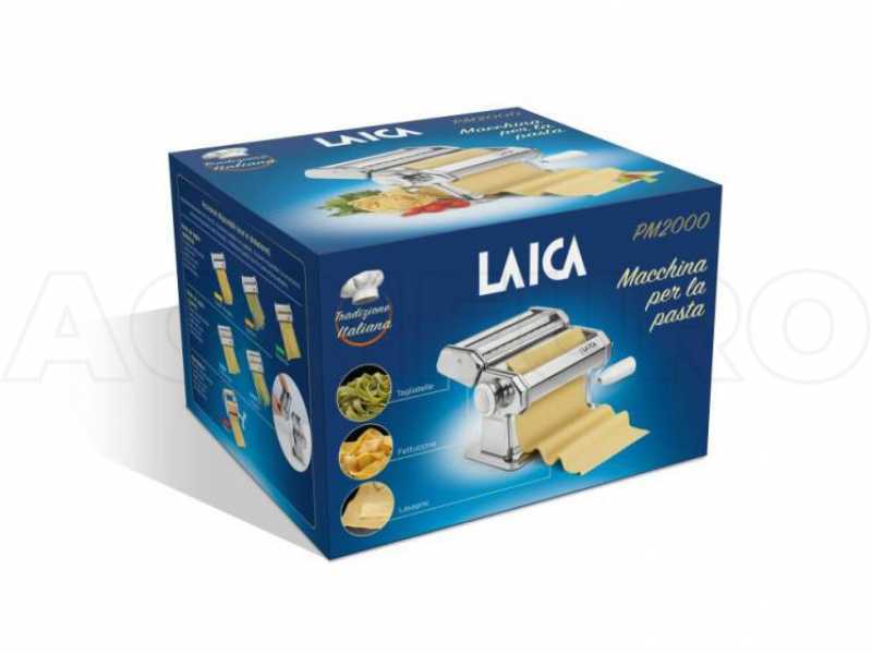 M&aacute;quina para hacer pasta Laica PM2000 manual - Para extender y cortar la masa