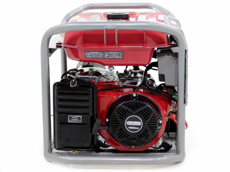 GeoTech Pro GGP 8000-3 ES - Generador de corriente con ruedas y con AVR 6.5 kW - Continua 6 kwTrif&aacute;sica