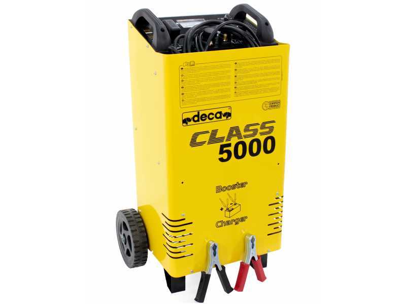 Deca CLASS BOOSTER 5000 - Cargador de bater&iacute;a, arrancador - con ruedas - monof&aacute;sico - bater&iacute;as 12-24V