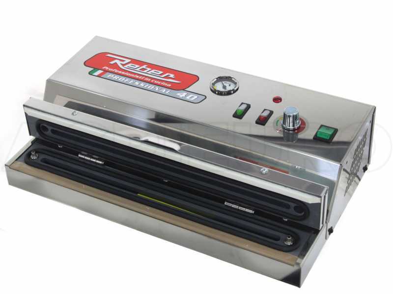 Reber PROFESSIONAL 40 - 9714 N - Envasadora al vac&iacute;o profesional - Barra de soldadura de 43 cm