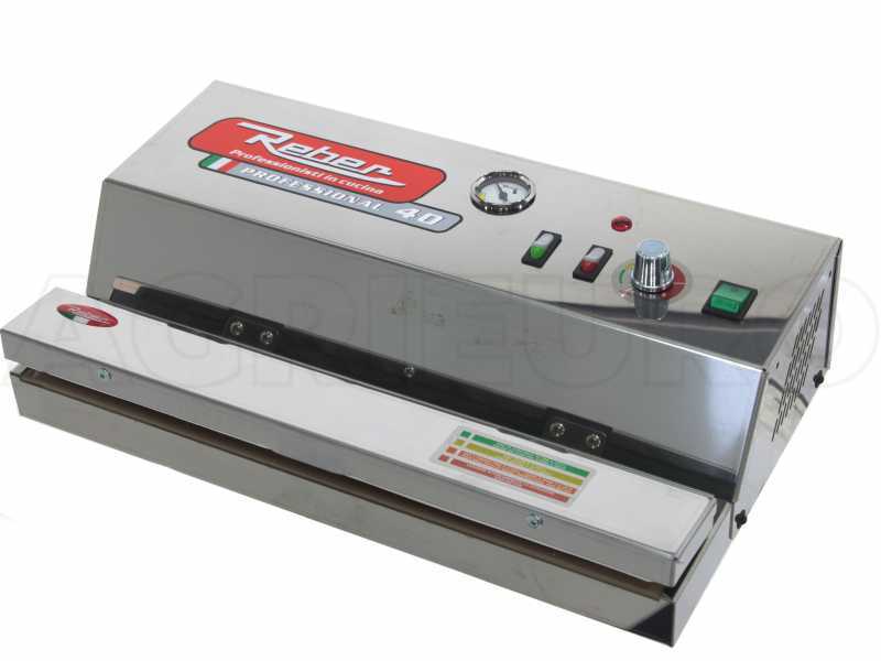 Reber PROFESSIONAL 40 - 9714 N - Envasadora al vac&iacute;o profesional - Barra de soldadura de 43 cm