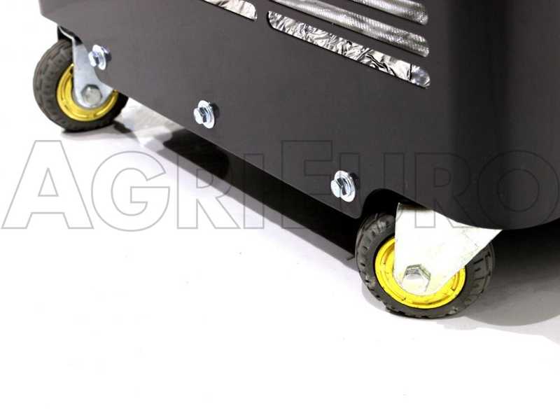 GeoTech Pro DGP8500SE-3 - Generador de corriente silencioso con ruedas y AVR 6 kW - Continua 5.5 kW Full-Power + ATS monof&aacute;sico