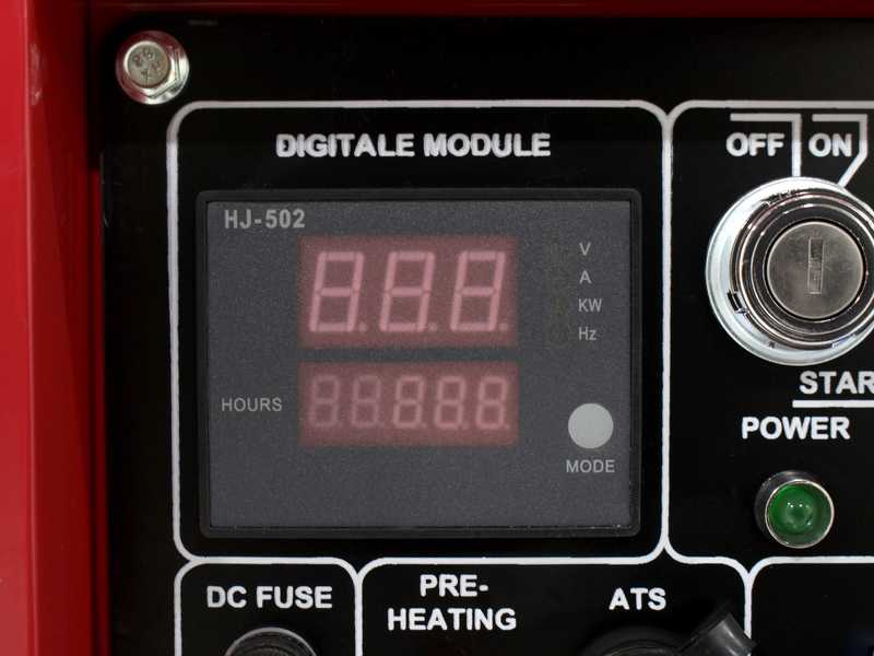 GeoTech Pro DGP8500SE-3 - Generador de corriente silencioso con ruedas y AVR 6 kW - Continua 5.5 kW Full-Power + ATS monof&aacute;sico