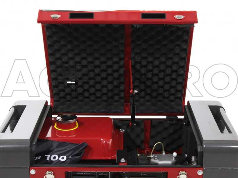 GeoTech Pro DGP8500SE-3 - Generador de corriente silencioso con ruedas y AVR 6 kW - Continua 5.5 kW Full-Power + ATS monof&aacute;sico