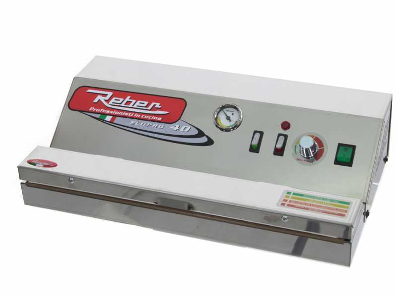 Reber EcoPro 40 - 9716 N - Envasadora al vac&iacute;o profesional - Barra de soldadura de 43 cm
