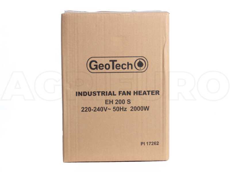 GeoTech EH 200 S - Generador de aire caliente el&eacute;ctrico con ventilador - Monof&aacute;sico