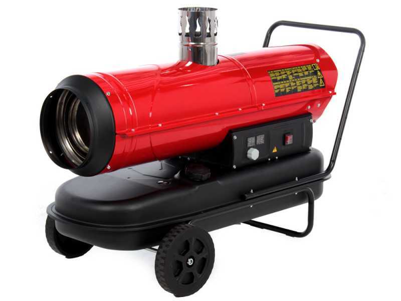 GeoTech IDH 3000 - Generador de aire caliente di&eacute;sel - de combusti&oacute;n indirecta - con ruedas