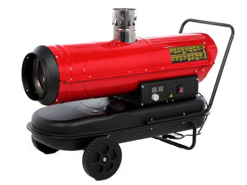GeoTech IDH 3000 - Generador de aire caliente di&eacute;sel - de combusti&oacute;n indirecta - con ruedas