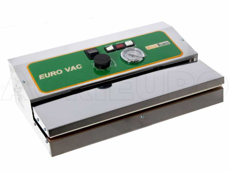 Envasadora al vac&iacute;o Euro VAC manual, completamente en acero inoxidable
