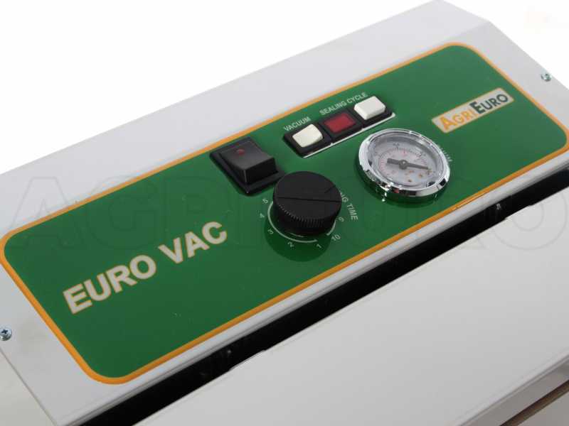 Envasadora al vac&iacute;o Euro VAC manual, completamente en acero inoxidable