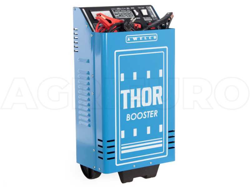 Cargador de bater&iacute;as arrancador Awelco THOR 320 Booster con ruedas, monof&aacute;sico, bater&iacute;a 24-12V