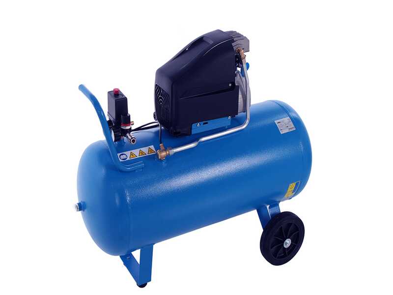 Abac Estoril L30P - Compresor de aire el&eacute;ctrico con ruedas - Motor 3 HP - 90 L