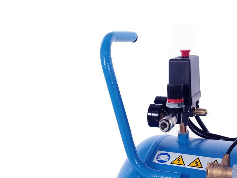 Abac Estoril L30P - Compresor de aire el&eacute;ctrico con ruedas - Motor 3 HP - 90 L