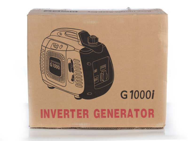 AMA G1000i - Generador de corriente silencioso port&aacute;til inverter 0.95 kW - Continua 0.85 kW Monof&aacute;sica
