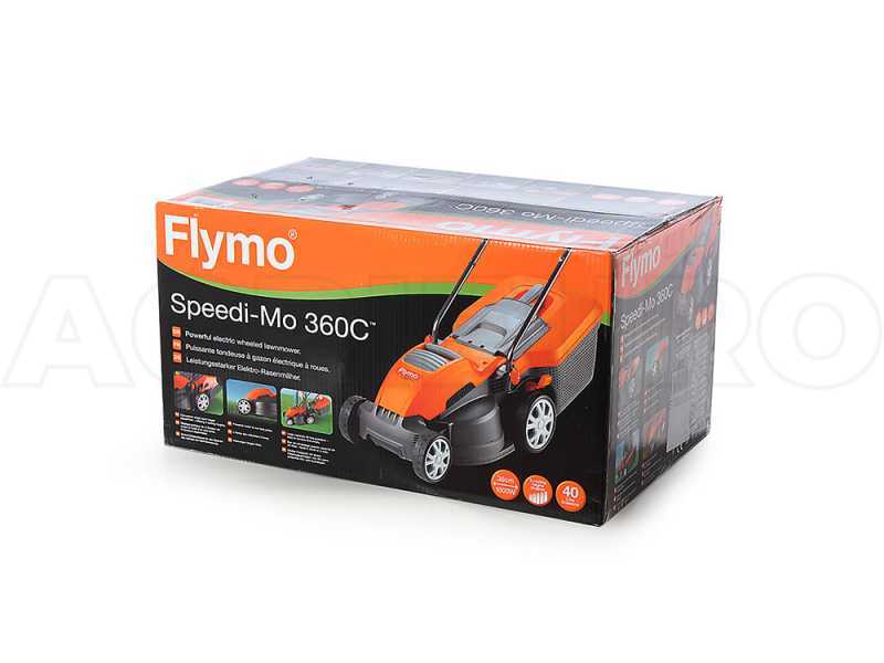 Flymo Speedi-Mo 360C - Cortac&eacute;sped el&eacute;ctrico - 1500 W - Corte de 36 cm