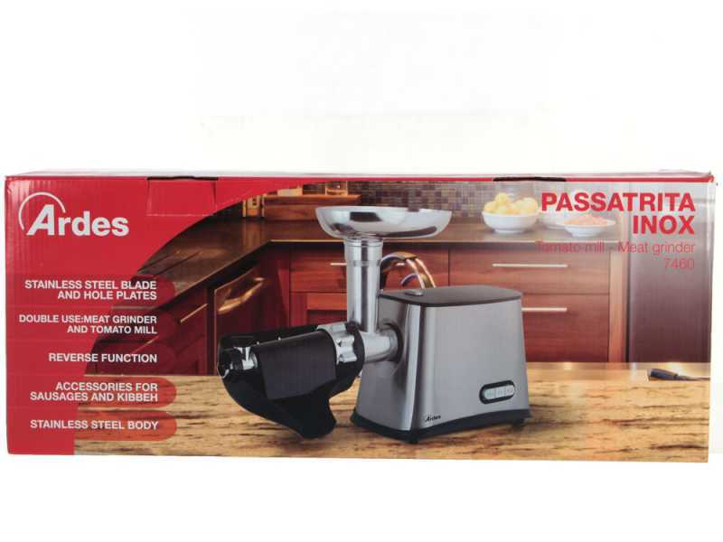 Ardes AR7460 - Trituradora de tomate - picadora de carne - Motor el&eacute;ctrico 500W -  220-240V