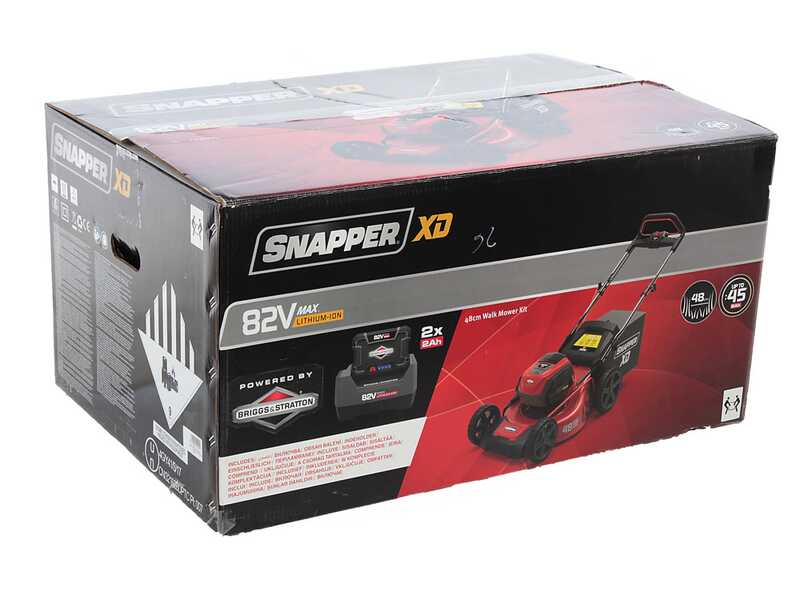 Snapper ESXD21SPWM82K - Cortac&eacute;sped de bater&iacute;a autopropulsado - 2x82V/2Ah - Corte 51 cm