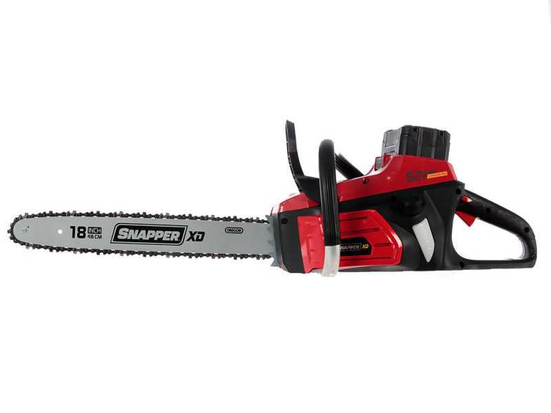 Snapper SXDCS82 - Electrosierra de bater&iacute;a 82V 4Ah Briggs&amp;Stratton - Espada de 46cm