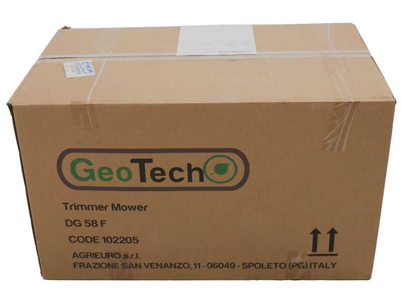 GeoTech DG 58 F - Desbrozadora de ruedas a gasolina 4 tiempos de empuje