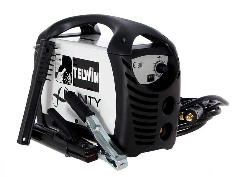 Soldadora inverter a electrodo de corriente continua Telwin Infinity 150 - 130 A - con kit