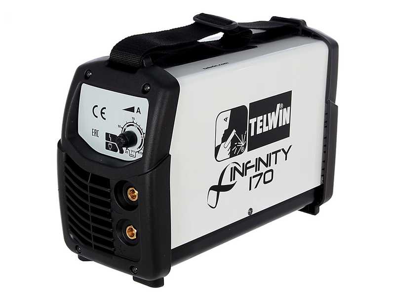 Soldadora inverter a electrodo y TIG de corriente continua Telwin Infinity 170 - 150 A - Kit