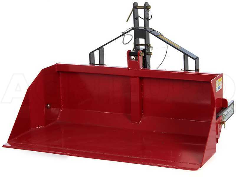 GeoTech 100 cm - Pala trasera para tractor - serie media - capacidad 300 Kg