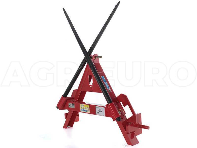 GeoTech - Horquillas para pacas - Enganche de 3 puntos para tractor