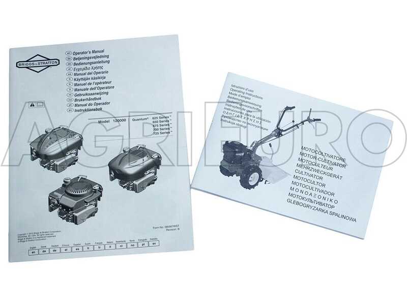 Eurosystems P70 EVO - Motocultor de gasolina - Brigs&amp;Stratton 850E - 6.5HP