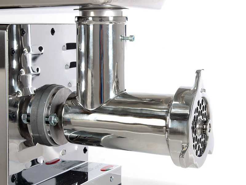 Reber 10026 NI INOX - N.32 - Picadora de carne profesional - 1800 W