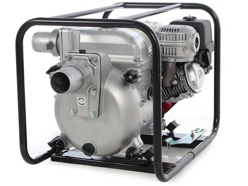 Motobomba de gasolina Honda WT30 para agua sucia con racores de 80 mm