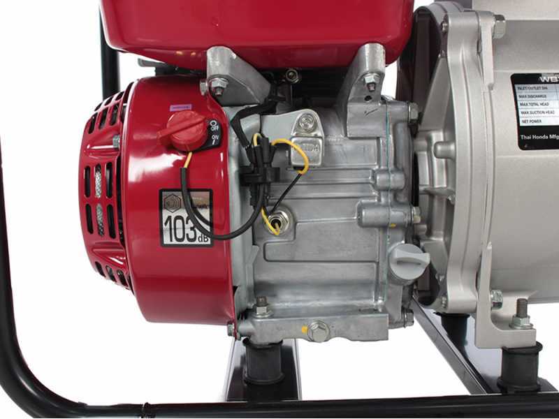 Motobomba de gasolina Honda WB30 racores de 80 mm - 3 pulgadas, autocebante