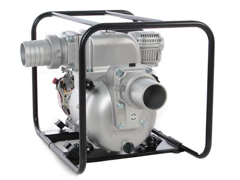 Motobomba de gasolina Honda WT 40 para agua sucia con racores de 100 mm