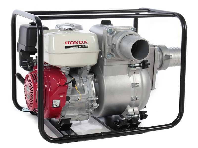 Motobomba de gasolina Honda WT 40 para agua sucia con racores de 100 mm