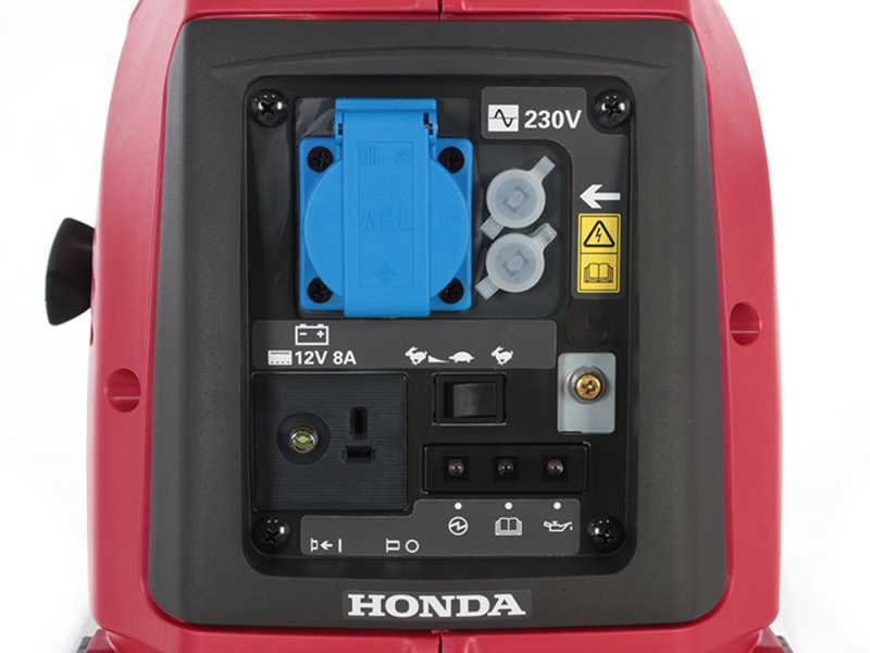 Honda EU10i - Generador de corriente silencioso port&aacute;til inverter 1 kW - Continua 0.9 kW Monof&aacute;sica