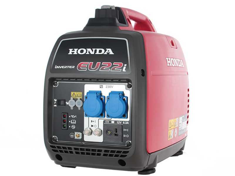 Honda EU22is - Generador de corriente silencioso port&aacute;til inverter 2.2 kW - Continua 1.8 kW Monof&aacute;sico