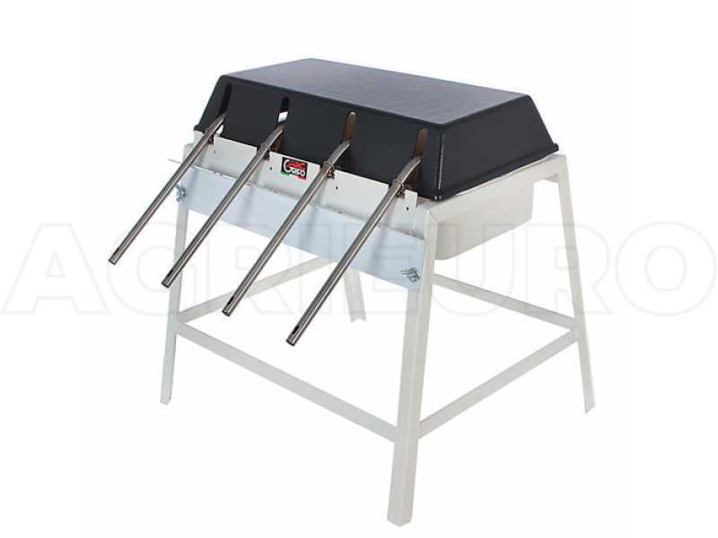 Grifo 4 ca&ntilde;os - Embotelladora manual con boquillas inox y dep&oacute;sito de pl&aacute;stico