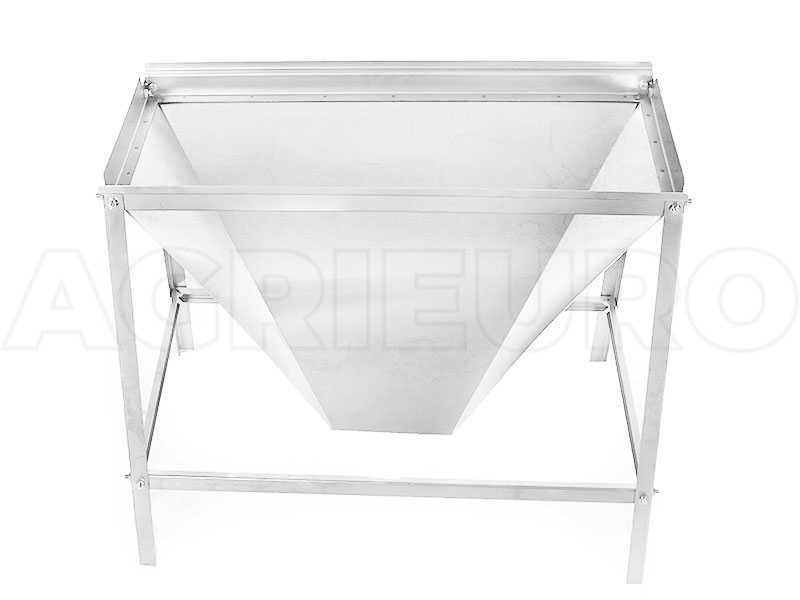 Soporte caballete de acero esmaltado para estrujadora de barras
