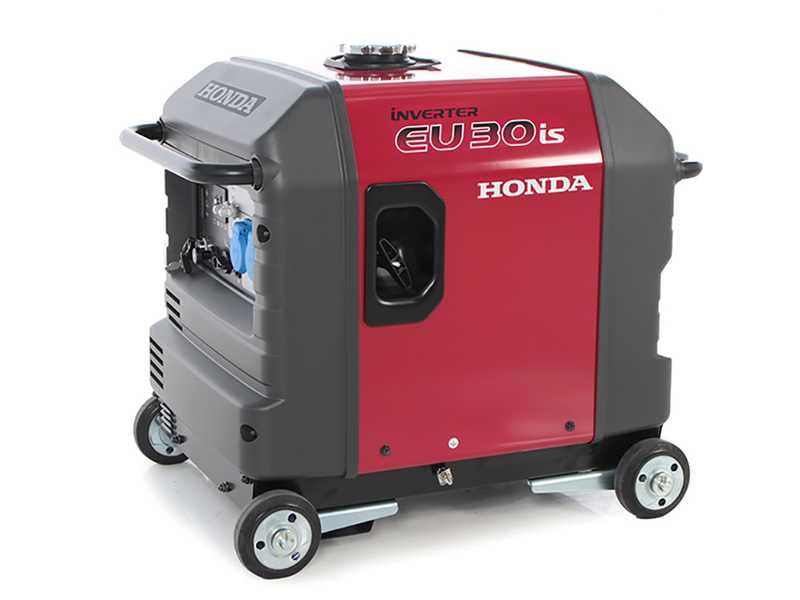 Honda EU30is - Generador de corriente silencioso con ruedas inverter 3kW - Continua 2.8 kW Monof&aacute;sica