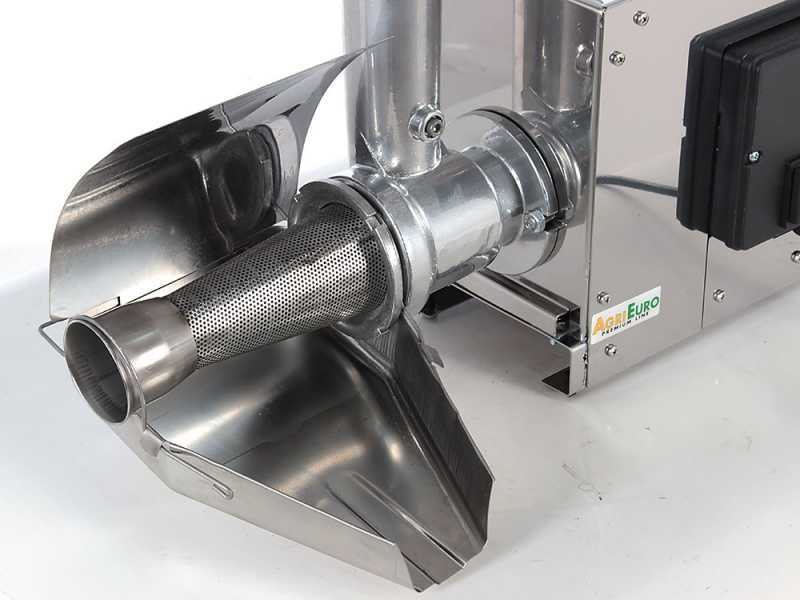 Trituradora de tomate el&eacute;ctrica AE-SM3 INOX con motor el&eacute;ctrico - 375W - 0.5 Hp