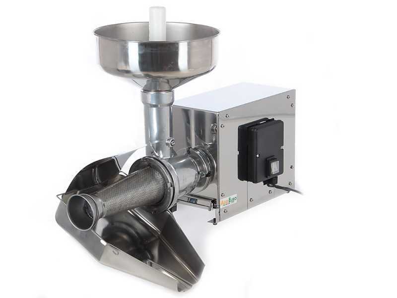 Trituradora de tomate el&eacute;ctrica AE-SM5 INOX con motor el&eacute;ctrico - 375W - 0.5 Hp