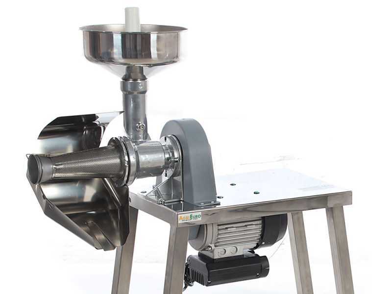 Trituradora de tomate con motor el&eacute;ctrico AE-SM5 INOX con motor el&eacute;ctrico - 600W - 1 Hp