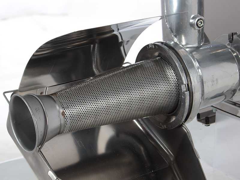 Trituradora de tomate el&eacute;ctrica AE-SM5 INOX con motor el&eacute;ctrico - 600W - 1 Hp