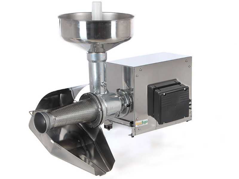 Trituradora de tomate el&eacute;ctrica AE-SM5 INOX con motor el&eacute;ctrico - 600W - 1 Hp