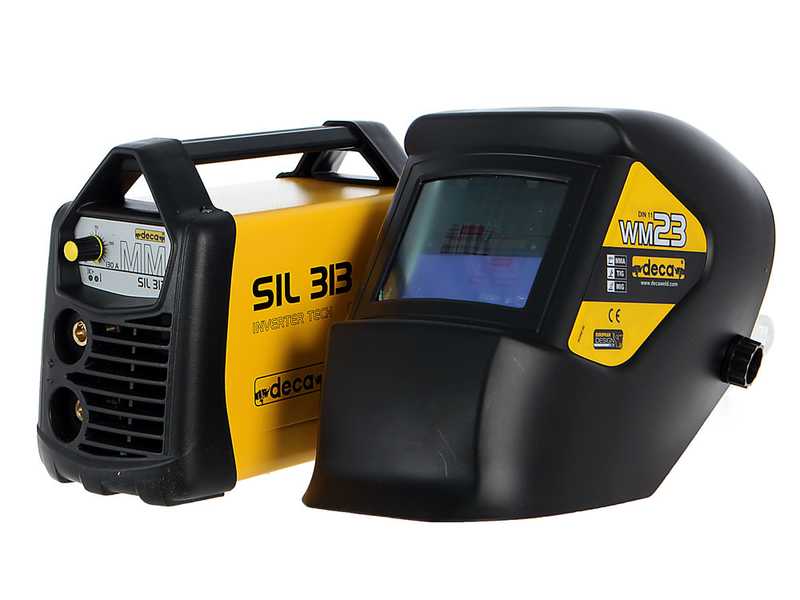 Deca SIL 313 - Soldadora Inverter (MMA) + M&aacute;scara, corriente continua (DC)