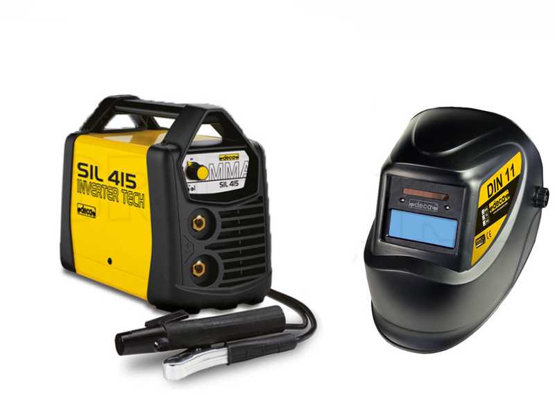Deca SIL 415 - Soldadora Inverter (MMA/TIG) + M&aacute;scara, corriente continua (DC)