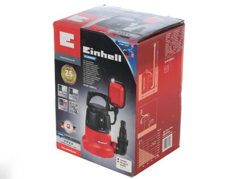 Bomba sumergible el&eacute;ctrica para agua limpia Einhell GC-SP 3580 LL - electrobomba de 350 W